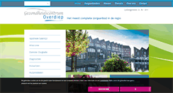 Desktop Screenshot of gezondheidscentrumoverdiep.nl